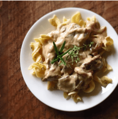 Mushroom Stroganoff